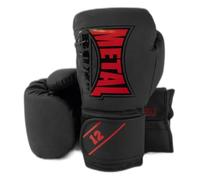 METAL BOXE - Starter Guanti da boxe per allenamento, 14 oz, nero/rosso