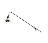 Metal Candle Snuffer - Bell Design Wick Tool, Long-Handle Snuffer for Candles | Christmas Home Décor Extinguisher Tool for Aromatherapy, Birthday Parties, Bath House, Housewarming Flame Safety