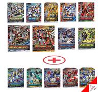 Metal Cardbot S 14-Type Robot Set BLASTRAIN FLAMENOVA SPARKBIT FLASHVECTOR Sk...