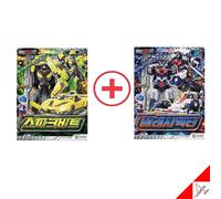 Metal Cardbot S Stagione 2 FLASHVECTOR + SPARKBIT Set Robot Trasformatore...