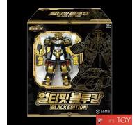 Metal Cardbot ULTIMATE BLUE COP Black Edition Police Car Transforming Robot...