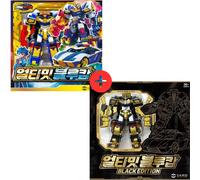 Metal Cardbot Ultimate Blue Cop Set robot trasformatore normale e nero 2025