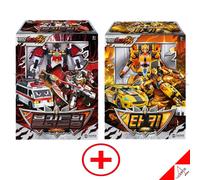 Metal Cardbot W Season3 BLOODWING + TACHY Set Trasformatore Robot...