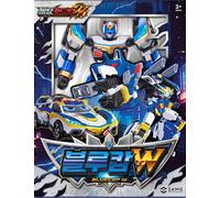 Metal Cardbot W Season3 BLUE COP W Transformer Robot Police Car Figure Toy 2025