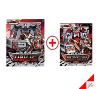 Metal Cardbot W Season3 SAVANNARD + BLOODWING Set Trasformatore Robot Svannar...