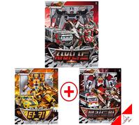 Metal Cardbot W Season3 SAVANNARD + BLOODWING + TACHY Set 3-Type Transformer ...
