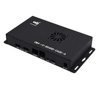 Metal Case/Box with Cooling Fan for Raspberry Pi Compute Module 4 IO Board,Mini Computer Chassis with HDMI,Power,Ethernet,USB Interface