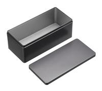 Metal Cash Box - Security Organizer Rectangular,Money Saving Box Organizer with Lid - for Currency Bills Jewelry Keys Home Office Daily Travel Business