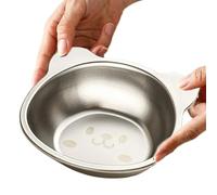 Metal Children's più grande vassoio estere decompostabile per i più piccoli, imbracatura di catering sicura per i piccoli | Ciotole da pranzo ecologiche, piatte