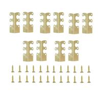 Metal Corner Protector - 10 Pieces Baseboard Protection Supplies, Furniture Corner Protectors for Renters, Landlords, Office, Apartment, Living Room, Bedroom, Table, Doorways, Hallways, Cabinets