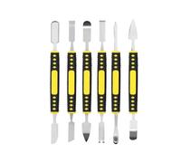 Metal Crowbar 6-Piece Set, Professional Repair Tool Kit for Phone, Double-Edged Opening Pry Tool Strong Practicability