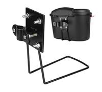 Metal Cycle Container Accessories - Steel 30 x 25 cm | Metal Frame Attachment | Rear Basket Accessory Kit for Bicycle Folding Bike Electric Cycle | Storage Solution Cycling Trips