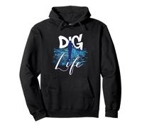 Metal Detecting - Dig Life - Beach Hunter - Blu Felpa con Cappuccio