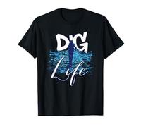 Metal Detecting - Dig Life - Beach Hunter - Blu Maglietta