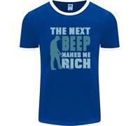 Metal Detecting The Next Beep Funny Uomo Ringer T-Shirt FotL