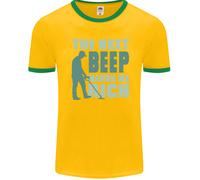 Metal Detecting The Next Beep Funny Uomo Ringer T-Shirt FotL