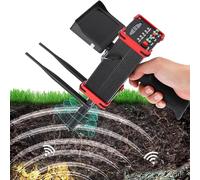 Metal Detector, 16 M di profondità a lungo raggio, 100 M di portata, cacciatore di tesori di metallo sotterraneo, for scanner di oro, argento e rame for tesori all'aperto(Yellow)