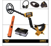 METAL DETECTOR 300i GARRETT PIASTRA 10" CERCAMETALLI ORO PINPOINTER PORTAREPERTI