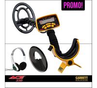 CERCAMETALLI GARRETT ACE400i METAL DETECTOR 10KHZ+CUFFIE COPRIPIASTRA COPRIDISP.