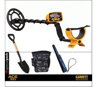 METAL DETECTOR ACE 300i GARRETT INCLUSI PINPOINTER PALA MARSUPIO