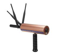 Metal Detector ad alta precisione, profondità di rilevamento 15 m 1200 m Rilevatore d'oro sotterraneo portatile a lungo raggio Pinpointer 1600 mAh ricaricabile con 3 antenne Scanner del tesoro(Bronze)
