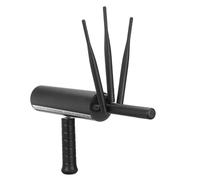 Metal Detector ad alta precisione, profondità di rilevamento 15 m 1200 m Rilevatore d'oro sotterraneo portatile a lungo raggio Pinpointer 1600 mAh ricaricabile con 3 antenne Scanner del tesoro(Black)