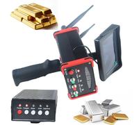 Metal detector ad alta precisione, schermo ad alta definizione, scansione a lungo raggio, ricerca 1-99 m e rilevamento 1-16 m, dispositivo di rilevamento sotterraneo professionale, per rilevare oro