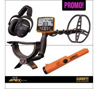 METAL DETECTOR APEX GARRETT 8.5x11" PIASTRA RAIDER Z-LYNK MS3 PROPOINTER