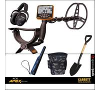 METAL DETECTOR APEX GARRETT MS3 INCLUSI PINPOINTER PALA MARSUPIO