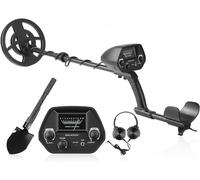 Metal detector, bobina di ricerca sotterranea for metal detector impermeabile, altezza regolabile ad alta precisione con cuffia e pala for trovare e testare oggetti metallici