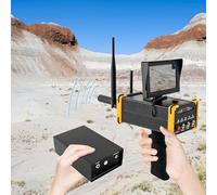 Metal detector con display LCD e rotazione automatica a 360° per la caccia al tesoro nelle profondità del sottosuolo