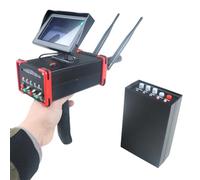 Metal detector con display, raggio di ricerca 1-99 m e profondità 1-16 m per rilevare oro, argento, rame e pietre preziose, ideale per la caccia al tesoro