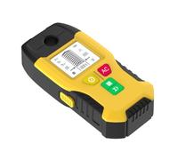 Metal detector da parete con design portatile compatto, Yellow | Lettura dello schermo, controlli dei pulsanti frontali per la preparazione alla foratura e montaggio