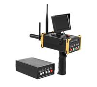 Metal Detector,Detettore di Metalli Professionale per Oro,Argento e Diamanti con Schermo LCD, Portata 990m, Profondità 16m, Materiale ABS, Nero, Ideale per Caccia al Tesoro e Archeologia