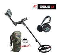 METAL DETECTOR DEUS II RC WS6 FULL XP CUFFIE TELECOMANDO PIASTRA FMF 9" ZAINO