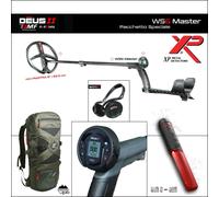 METAL DETECTOR DEUS II WS6 MASTER XP PIASTRA 9" PINPOINTER MI-6 CUFFIE ZAINO
