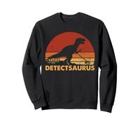 Metal Detector Dinosaur Detectsaurus Detectorist Humor Felpa