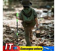 Metal Detector Finder High Precision Outdoor Treasure Hunt for Kidss (Green) IT