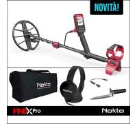 METAL DETECTOR FINDX PROPACK NOKTA IMPERMEABILE 5 M CUFFIE BORSONE COLTELLO