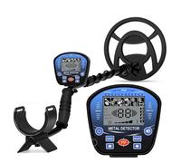 Metal Detector for adulti con 5 modalità Metal Detector con chip DSP Rilevatore d'oro for 6 tipi di metalli target Gold Detector Uso subacqueo e in spiaggia