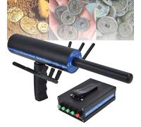 Metal detector for adulti con 6 antenne, profondità di rilevamento ad alta precisione 15 m 1000 m Rilevatore di oro sotterraneo portatile a lungo raggio Pinpointer 1600 mAh Scanner di tesori ricaricab