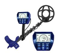 Metal detector for adulti Metal detector con puntatore analogico con schermo LCD Fibbia regolabile con bobina impermeabile da 10'' Tutto in metallo e disco Uso subacqueo e in spiaggia