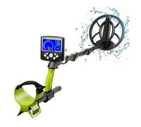 Metal Detector For Adulti Puntatore Analogico Con Schermo LCD 10 '' Bobina Impermeabile Regolabile Tutto In Metallo Disco Pinpoint Tesoro Localizzazione Rilevatore