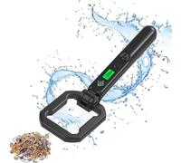Metal Detector For Adults - Waterproof Foldable Finder, Built In Compass Detection Gear | Gold Detector With Audible Vibration Alert For Adults Kids Gold Coin Silver Treasure Hunting Outdoors