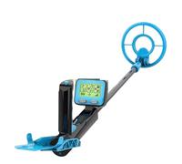 Metal Detector for bambini Metal Detector impermeabile da 7,4" Rilevatore d'oro leggero con funzione di localizzazione e display LCD Uso subacqueo e in spiaggia