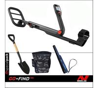 METAL DETECTOR GO FIND 44 MINELAB INCLUSI PINPOINTER PALA MARSUPIO