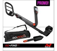 METAL DETECTOR GO FIND 44 MINELAB PIASTRA 10" CERCAMETALLI ORO PALETTA SCAVO SAC