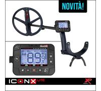 XP Metal Detectors ICONX - Potente, Semplice, Versatile, Metal Detector Senza Fili Multifrequenza, Impermeabile, Piastra FMF 28 cm, Ultra Leggero, Compatibile DEUS II (ICONX-28FMFRC)