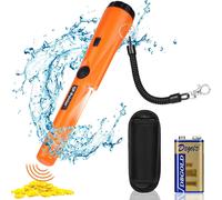 Metal Detector, Impermeabile IP66, Detector Portatile a Scansione a 360°, Con Lu
