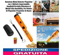 Metal Detector Impermeabile Portatile Rilevatore Di Metalli Alta Sensibilità